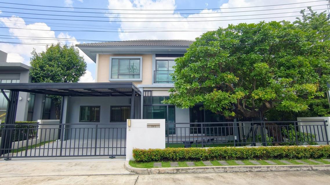 ขายบ้านเดี่ยว2ชั้น โครงการ Venue พระราม 5-2 นนทบุรี บ้านหลังนี้ไม่ติดบ้านใครเลย 1