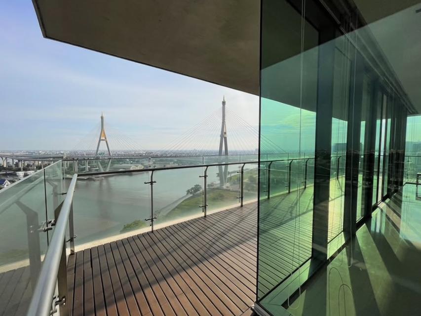 คอนโดปล่อยให้เช่าพร้อมอยู่ The Pano พระราม 3 วิวแม่น้ำเจ้าพระยาและสะพานภูมิพล ถนนพระราม3 กทม. 9