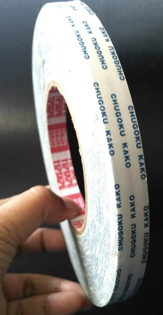 CHUGOKU KAKO เทปเยื่อบางchugoku kako เทป2หน้าบางชูโกกุ เทป2หน้าบางเหนียวพิเศษ เทป2หน้าบางติดถาสร โรงงานเทปกาวchugoku