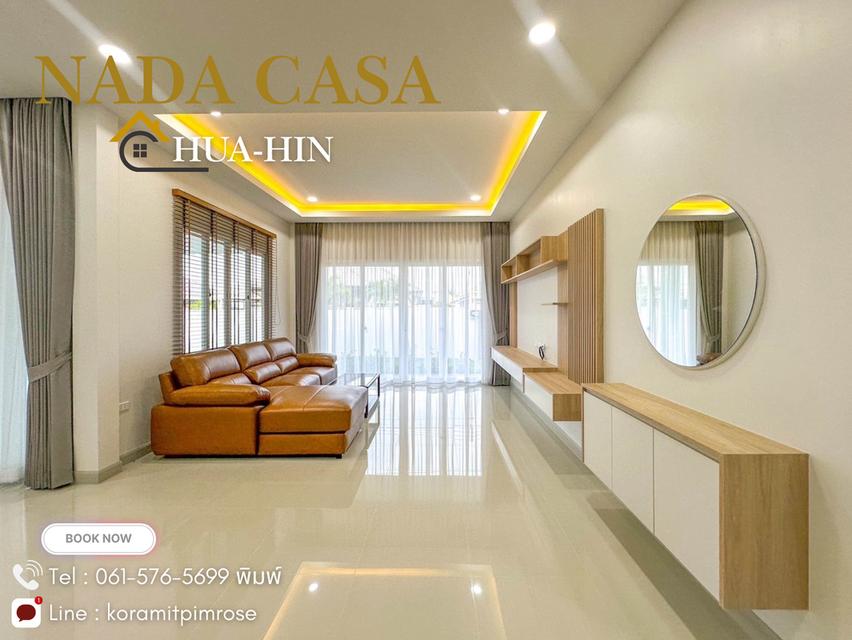 บ้านเดี่ยวหัวหิน🏘️NADA CASA เฟส2 ใกล้ทะเลหัวหิน9กม.🌊 12