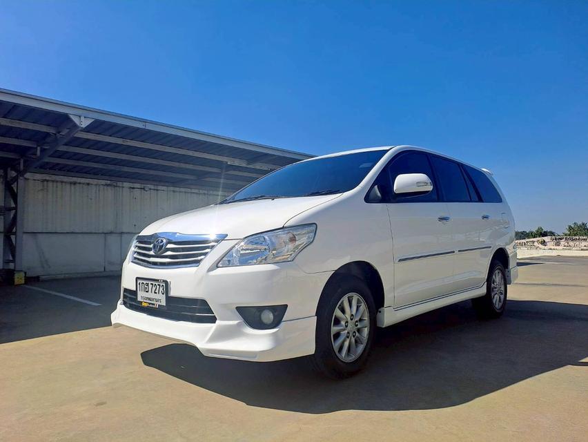TOYOTA INNOVA, 2.0 V (MNC) (สีขาว) ปี2013 ประวัติดี เช็คศูนย์ตลอด