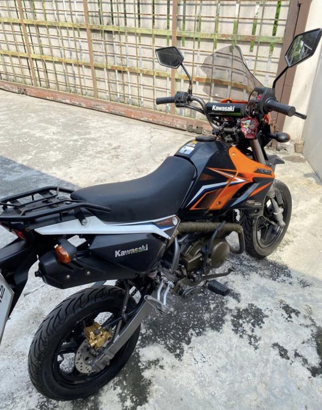 Kawasaki ksr สีดำส้ม 3