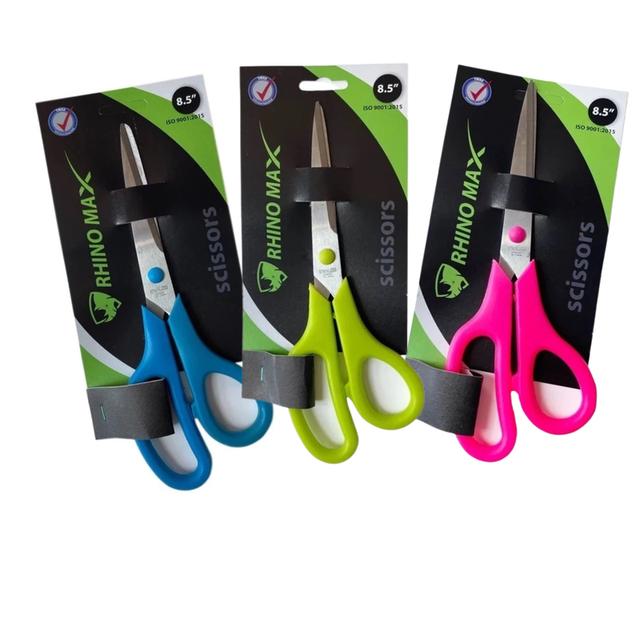 RMN0002:กรรไกร ขนาด 8.5 นิ้ว (Rhino MAX) กรรไกรตัดกระดาษ Rhino MAX Scissors 8.5"