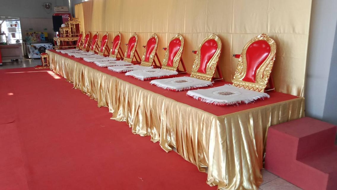 บริการเช่าชุดอุปกรณ์ทำบุญ เช่าเวทีสงฆ์ เช่าผ้าม้าน