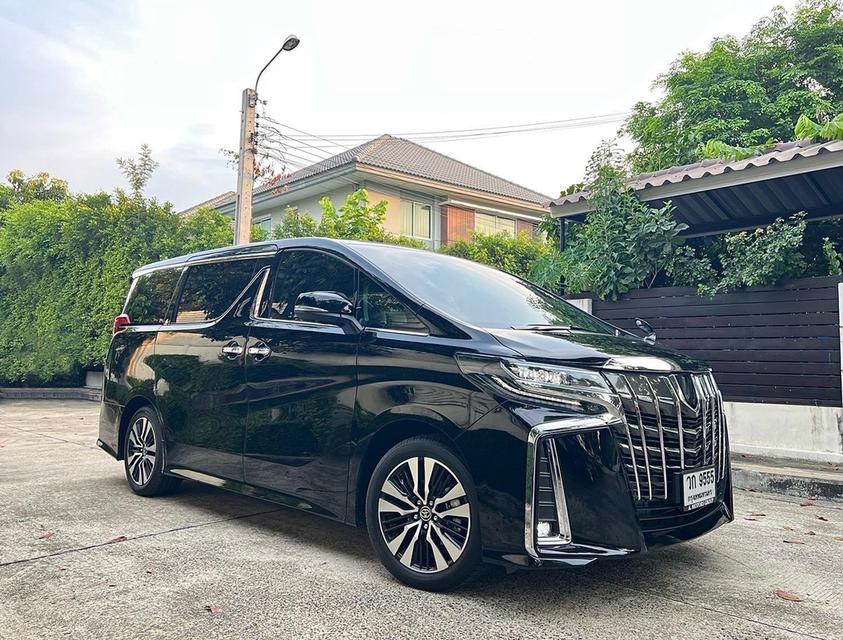 รหัสรถ AP9555 TOYOTA ALPHARD 2.5 SC package สีดำ ปี2018