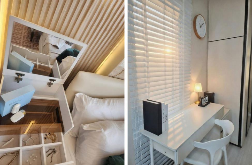 New Condo The Room Phayathai ห้องใหม่เอี่ยม 27 ตารางเมตร ชั้นสูง ตกแต่งใหม่สุดหรู พร้อมเข้าอยู่ 6