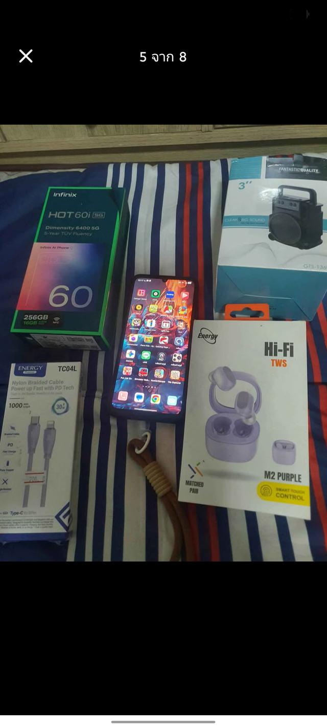 มือถือinfinix hot60i 5g พร้อมของเดิมจุกๆ รูปที่ 5