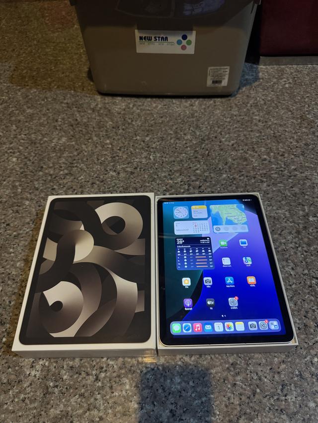 ขายiPadAir5M1สีหายากStar Light256กิ๊กWifi Celluerใส่ซิมได้ตัวTopยกกล่องไร้รอยตกถูกๆ