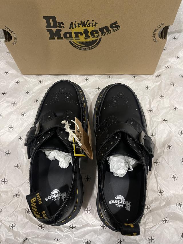 Dr.martens รุ่น Ramsey รองเท้าหนังแพลตฟอร์มส้นตึกทรง Monk Strap 2