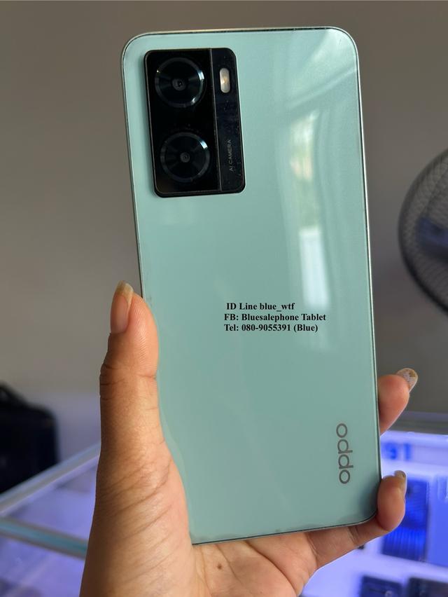 OPPO A57 2022 จอ6.56นิ้ว Rom128Ram4 ขยายแรมได้ Android12โหลดได้ทุกแอพ ใช้ได้ทุกซิม ปกติหมด กล้องสวยมาก สภาพไร้รอ