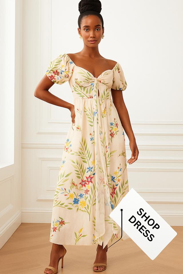 เดรส Tropical Dream Maxi" หรือ "เดรสแม็กซี่ลายพฤกษา @SP020 4