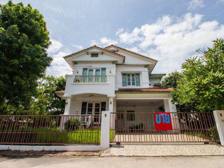 รูป ขายถูก บ้านเดี่ยว หลังมุม หมู่บ้านชัยพฤกษ์ เทพารักษ์ บางปลา 2 ชั้น 96 ตรว