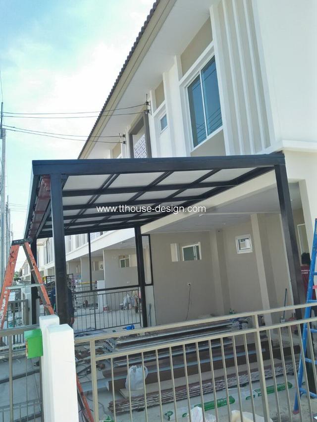 รับเหมา ต่อเติม โครงหลังคา กันสาด ห้องครัว เทพื้นปูกระเบื้อง 0950920028 6