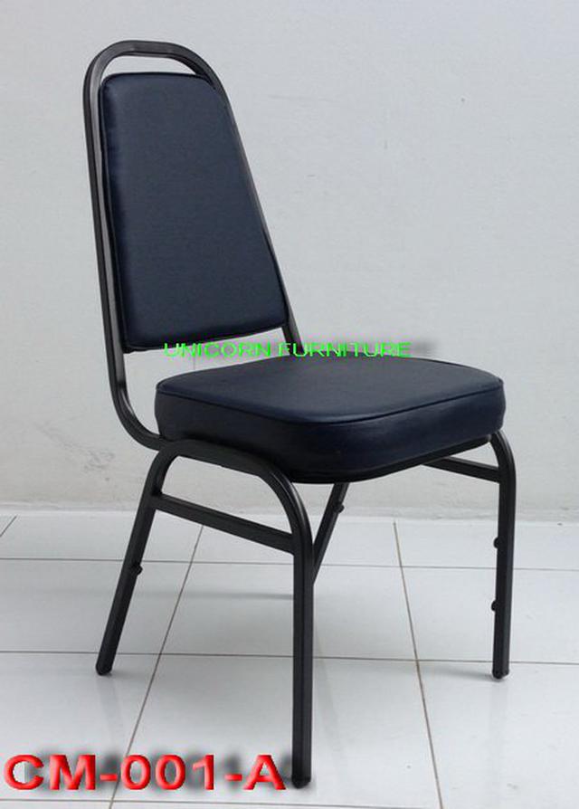 รูป Banquet chair  Uni - c004  เก้าอี้จัดเลี้ยง  รหัส CM-001-A (เสริมคานรัดขาทรง A) 1
