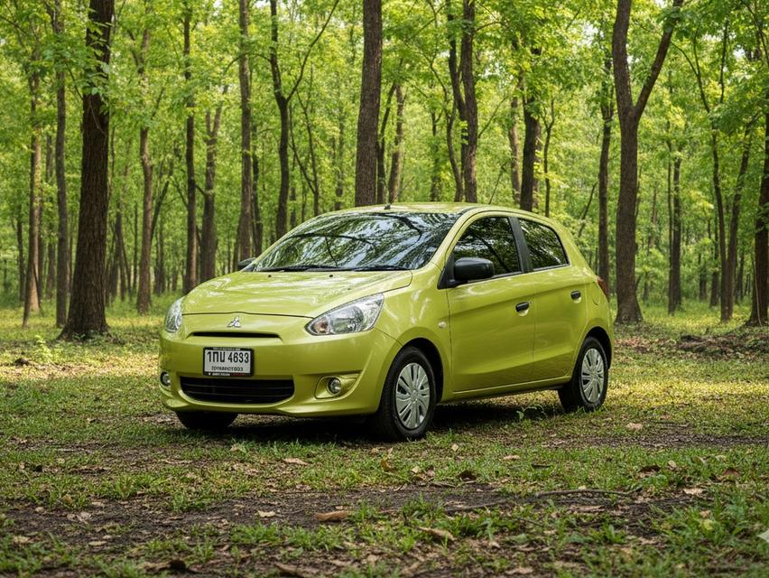 🔥รถสวย ขับดี ขายถูกมาก Mitsubishi Mirage 1.2 GL MT ปี 2013
