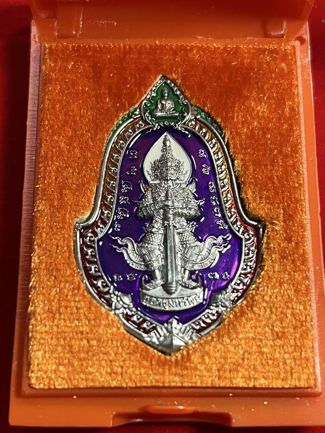 13. ท้าวเวสสุวรรณโณ ทรงจำปี รุ่น ยอดขุมทรัพย์ พิมพ์ใหญ่ หลวงปู่บุญมา ปราจีนบุรี เนื้อตะกั่วลงยา