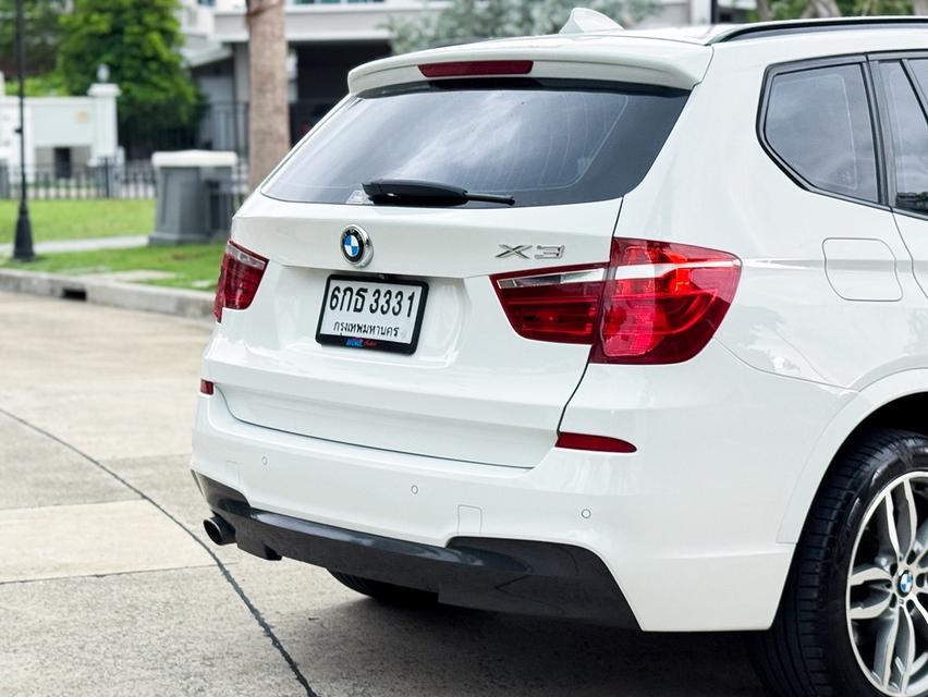 BMW X3 xDrive20d M-Sport ดีเซลล้วน โฉม LCI หลังคาแก้ว (F25) ออฟชั่นสูงสุดของรุ่นนี้ ปี 2017 ใช้งานน้อย เจ้าของเดียว รูปที่ 8