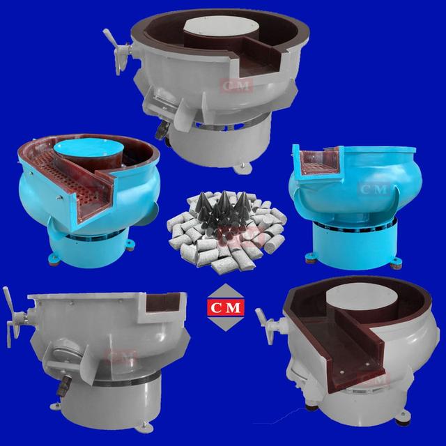 เครื่องขัดผิวโลหะแบบเขย่า (มีสะพานแยกชิ้นงาน)  หินขัดชนิดต่างๆ น้ำยาขัดเงา/ C M INTERSUPPLY LTD., PART