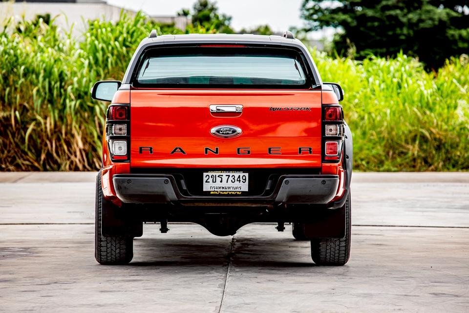 Ford Ranger 3.2 Wildtrak 4x4 Hi-Lander Double Cab เกียร์ AT ปี 2014 สีส้ม แต่งครบสวยๆ 7
