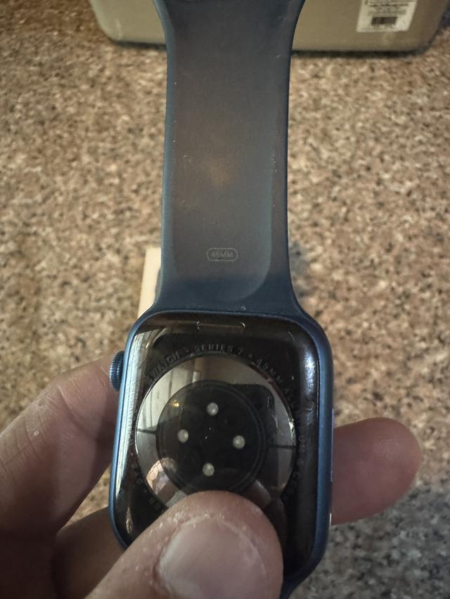 ขายApple Watchซีรี่7สีBlue45MMสภาพสวยๆใช้งานดีทุกๆฟังชั่นถูกๆ 7