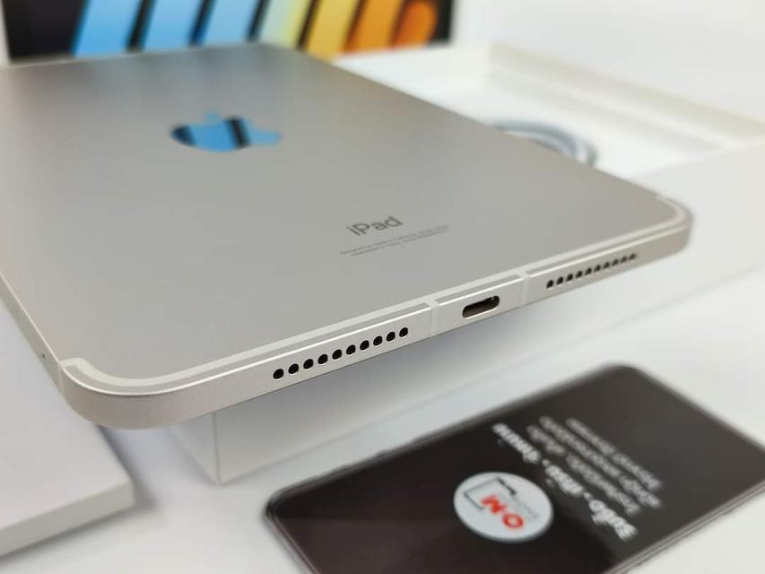 ขาย/แลก iPad mini6 64GB Starlight (Wifi+Cellular)  ศูนย์ไทย ประกันศูนย์ สวยมาก แท้ ครบยกกล่อง เพียง 19,900 บาท  5