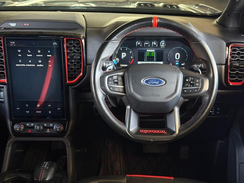 ปี 2023 FORD RANGER, 3.0 RAPTOR ECO BOOST 4WD รถมือเดียวป้ายแดง เซอร์วิสศูนย์ทุกระยะ 11