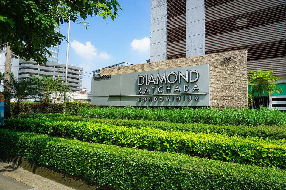 ขายคอนโดแต่งใหม่พร้อมผู้เช่า Diamond Ratchada MRT ห้วยขวาง เพียง 300 เมตร Condominium for Sale Diamond Ratchada Bangkok 12