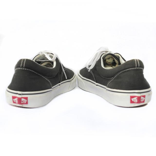 VANS รองเท้าผ้าใบมือสอง สีดำ สภาพเหมือนใหม่ เบอร์ใหญ่ จัดส่งฟรี! เก็บปลายทาง 6