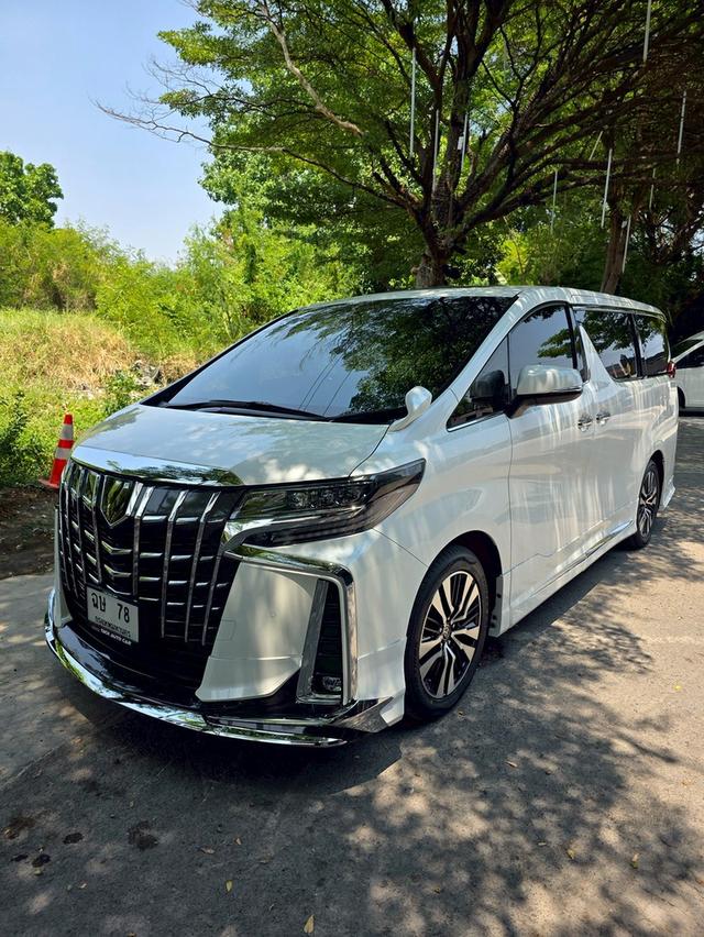 #Toyota ALPHARD 2.5SC  PACKAGE  สีขาว ปี 2023 ไ