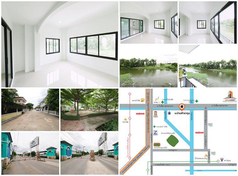 ขายราคาพิเศษ บ้านเดี่ยว 2 ชั้น ม.บ้านฟ้าลากูน ขนาด 80.3 ตร.ว. 5นอน 3น้ำ บ้านหลังริม ติดแม่น้ำ สวยมาก [รังสิต-คลอง2] 5
