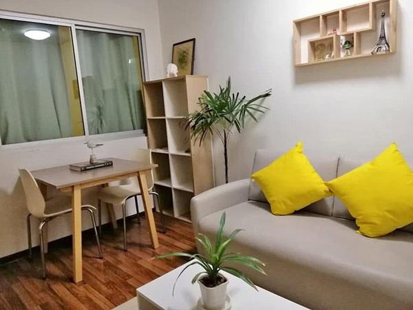 ให้เช่า คอนโด ยู รัชโยธิน ห้องริม วิวสระน้ำ ชั้น 8 บนสุด เฟอร์พร้อมอยู่ Tel 0626599246 1