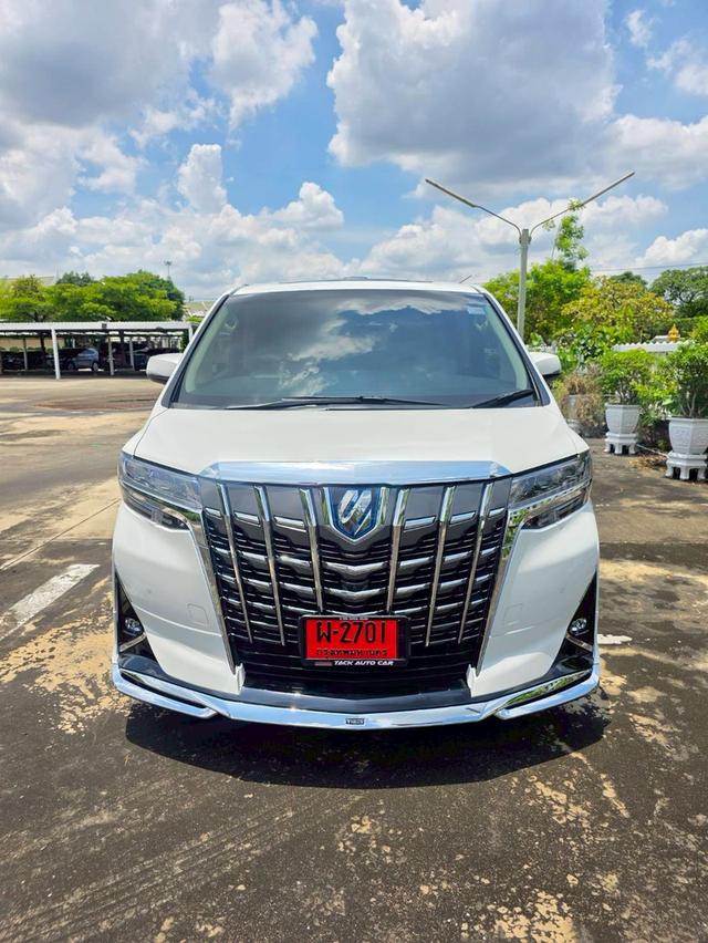 Toyota Alphard 2.5 Hybrid GF สีขาว ปี 2020 ไมล์ 140,000กม.