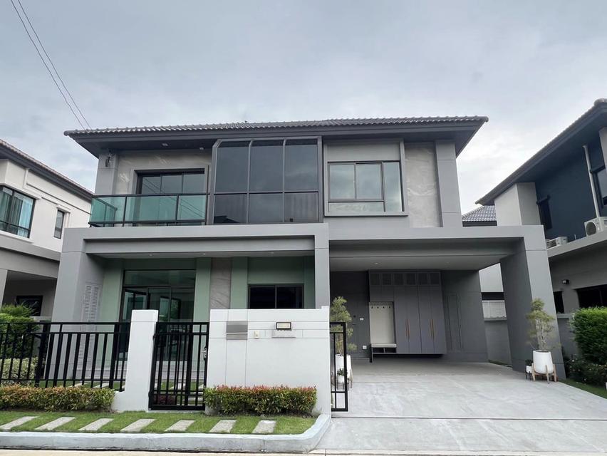 🏡 ขายบ้านเดี่ยว 2 ชั้น บางกอก บูเลอวาร์ด พระราม 5 บ้านใหม่ไม่เคยเข้าอยู่ ตกแต่งเฟอร์บิ้วอินเรียบร้อยแล้ว 1