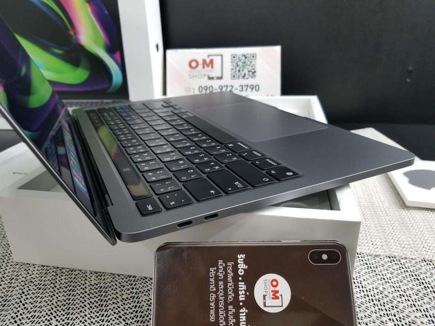 ขาย/แลก MacBook Pro (AppleM1,2020) 13นิ้ว Ram8 SSD512 Space Gray ศูนย์ไทย สวยมาก แท้ ครบยกกล่อง เพียง 38,900 บาท  2