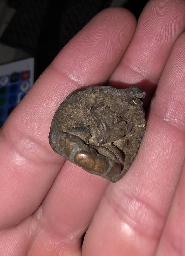 พระอุปคุตหล่อโบราณ หลังยันต์ หลวงพ่ออิ่ม วัดหัวเขา 4