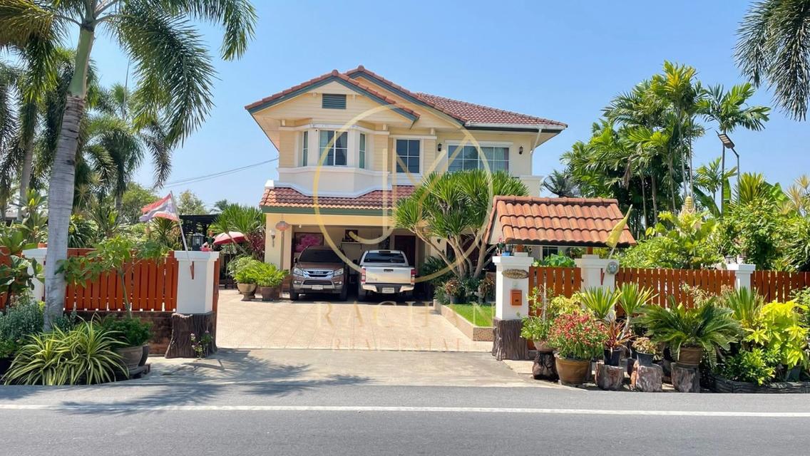 บ้านเดี่ยว 2 ชั้น ซ.ลำเนาพัฒนา1 ต.คลองใหม่ อ.สามพราน จ.นครปฐม ตกแต่งทั้งหลัง สวยมาก 1