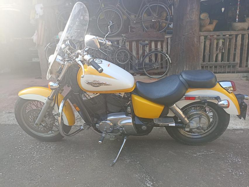 Honda Shadow 1100 รถคลาสสิคสีเหลือง มือ 2 3