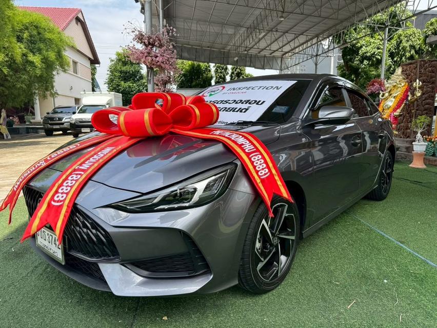 #MG 5 เครื่อง1.5 cc. รุ่นX เกียร์ AUTO ปี 2024 #รถไมล์แท้100%คะวิ่งน้อยมากๆๆคะ วิ่งมาแค่37,xxxกิโลคะ