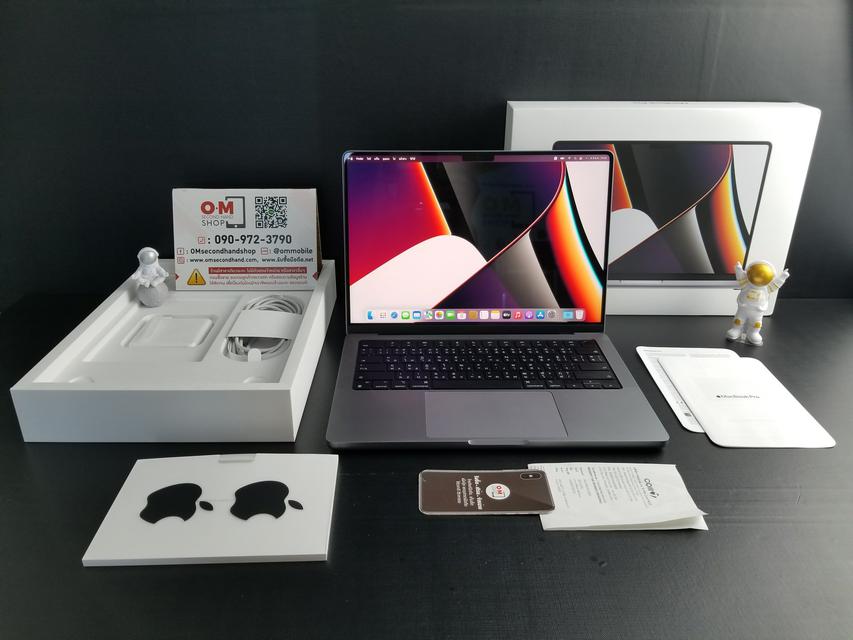 ขาย/แลก Macbook Pro 2021 14นิ้ว M1Pro Ram16 SSD512 ศูนย์ไทย สวยมาก แท้ ครบยกกล่อง เพียง 65,900 บาท  1