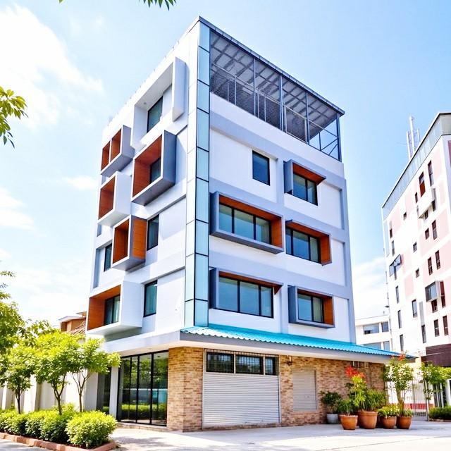 ให้เช่าอาคารออฟฟิศ 5ชั้น 7-Eleven ทำเลรัชดา ห้วยขวาง 765ตร.ม.ประชาราษฎร์บำเพ็ญ10-19 50ม. 5คัน ลดราคา 45% จาก250k เหลือ 1 1