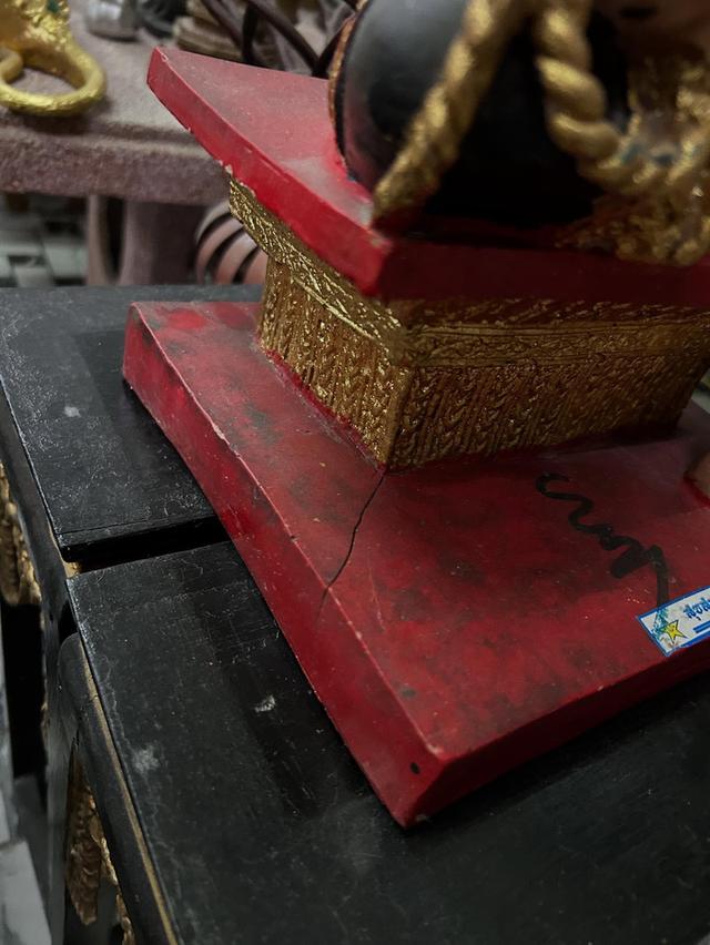 รูปปั้นพระยายมราชองค์ใหญ่ เนื้อเรซินเก่า ปลุกเสกแล้ว(คำกนิตามภาพ) 2
