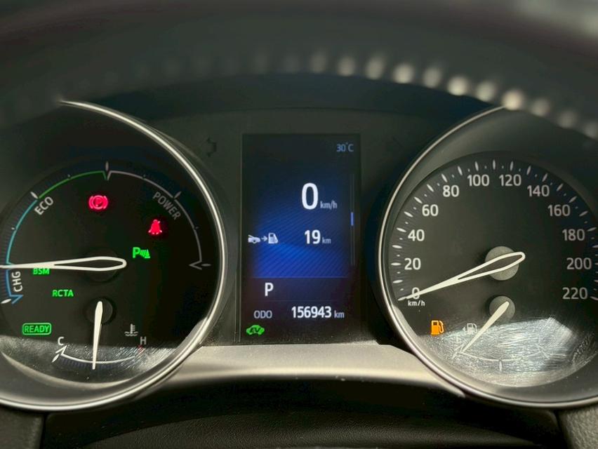 Toyota C-HR Hybrid  HV  TOP ปี 2018  สีเทา   ออโต้  สภาพเยี่ยม ป้ายแดง มือเดียว 16