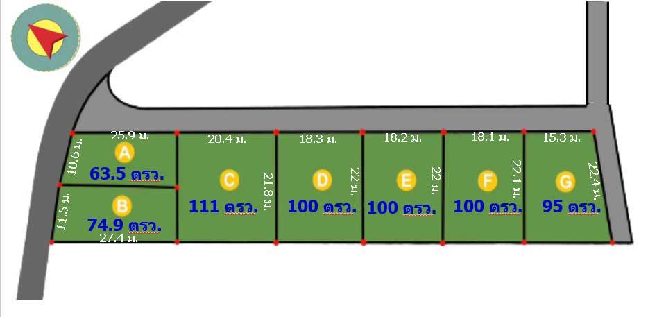 ที่ดินจัดสรรแปลงสวย นครปฐม ทำเลดีมาก น้ำไฟพร้อม แบ่งขาย 64/100/200 ตรว. เหมาะสร้างบ้านเดี่ยว โฮมออฟฟิศ เจ้าของขายเอง!!  6