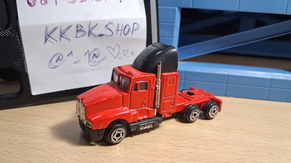 รถโมเดล รถเหล็ก หัวรถลากวินเทจ Kenworth T600 งานตู้ญี่ปุ่นมือสอง สไตล์รถบรรทุกอเมริกัน ตัวถังเหล็ก (Die-cast)