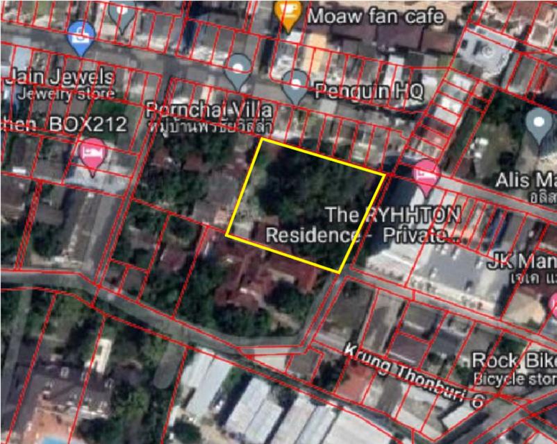 รูป ขาย ที่ดิน ถนน กรุงธนบุรี ซอย6 แยก10 1 ไร่ 1 งาน 38 ตรว ใกล้ BTS กรุงธนบุรี