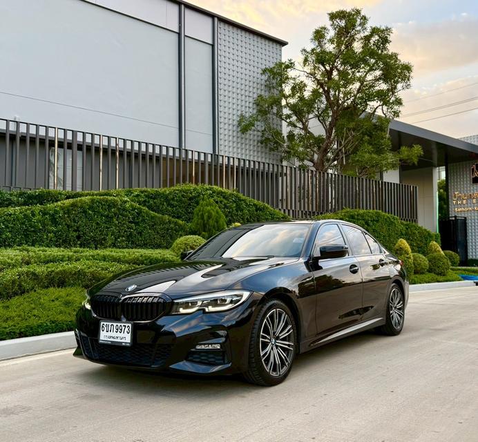 BMW 320D M sport G20  ปี 2020 สีดำ ♨️มือเดียว สภาพป้ายแดง รถบ้านไมล์แท้วิ่งน้อยเพียง 5x,xxx  km.