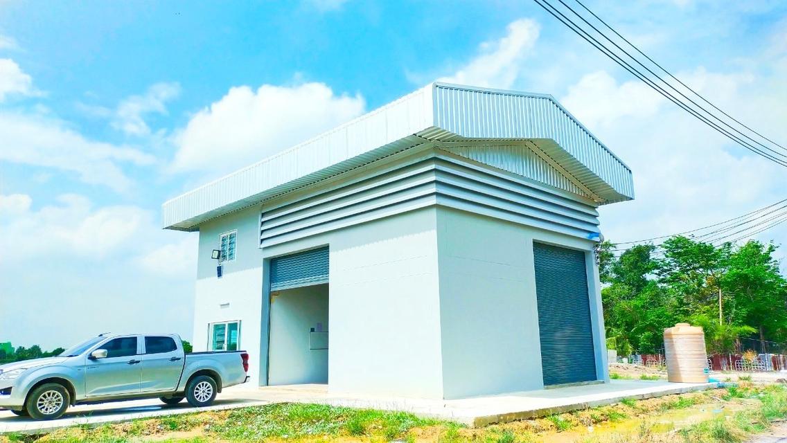 ขายที่ดิน+พร้อมรับสร้างโกดัง โรงงาน ออฟฟิศใหม่ ย่านบางบัวทอง นนทบุรี 340 4