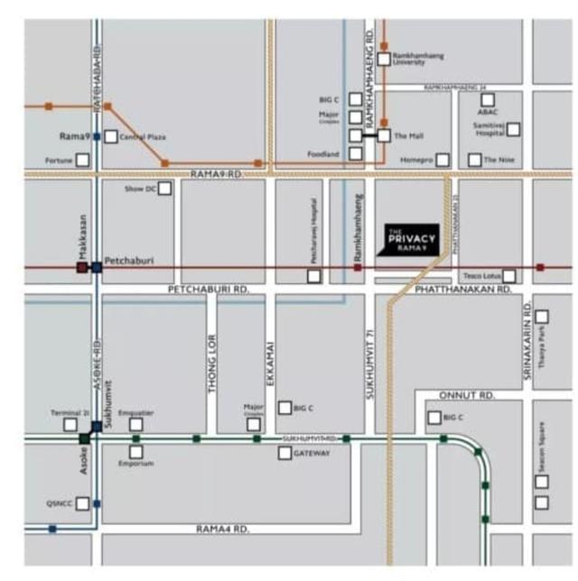 คอนโดเดอะไพรเวซี่ พระราม 9 ใกล้สถานีรถไฟฟ้าแอร์พอร์ตลิงค์ รามคำแหง 250 เมตร 20