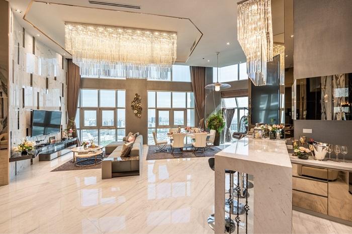 ขายคอนโด Luxury Penthouse @ Belle Grand Rama9 1