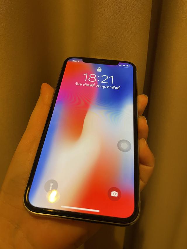 iPhone X  สี White 256GB ของแท้ยกกล่อง  5